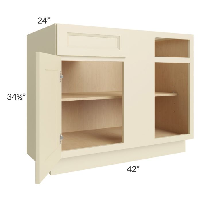 Casselton Ivory 45" Blind Base Cabinet