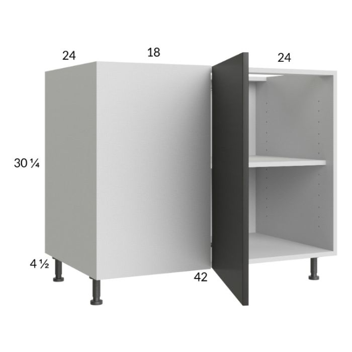 Euro Cafe 49" - 52" Full Height Door Blind Base Corner Cabinet 