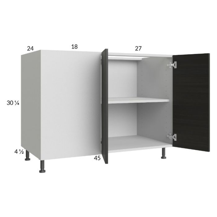 Euro Cafe 52" - 55" Full Height 2-Door Blind Base Corner Cabinet