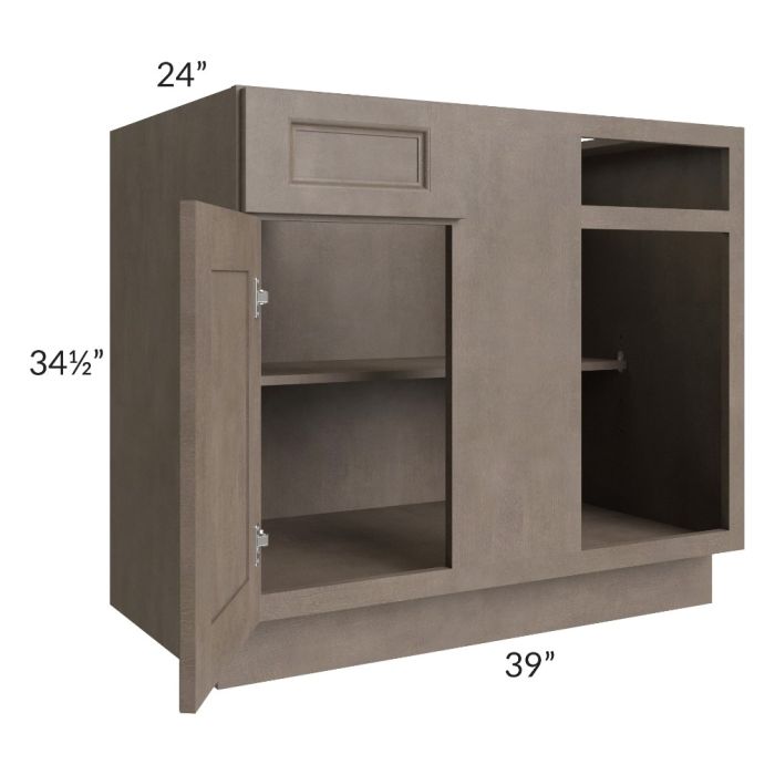 Providence Natural Grey 42"-45" Blind Base Corner Cabinet