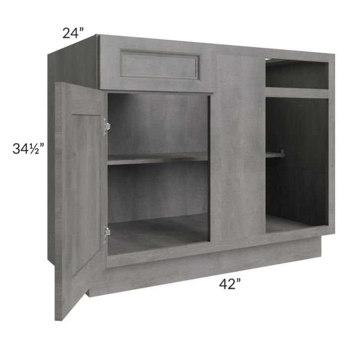 Providence Slate Grey 45"-48" Blind Base Corner Cabinet