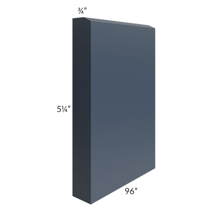 Midtown Blue Shaker Base Board Molding