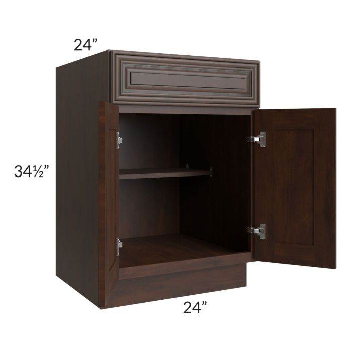 Biscotti Caf?? Glazed 24" Base Cabinet 