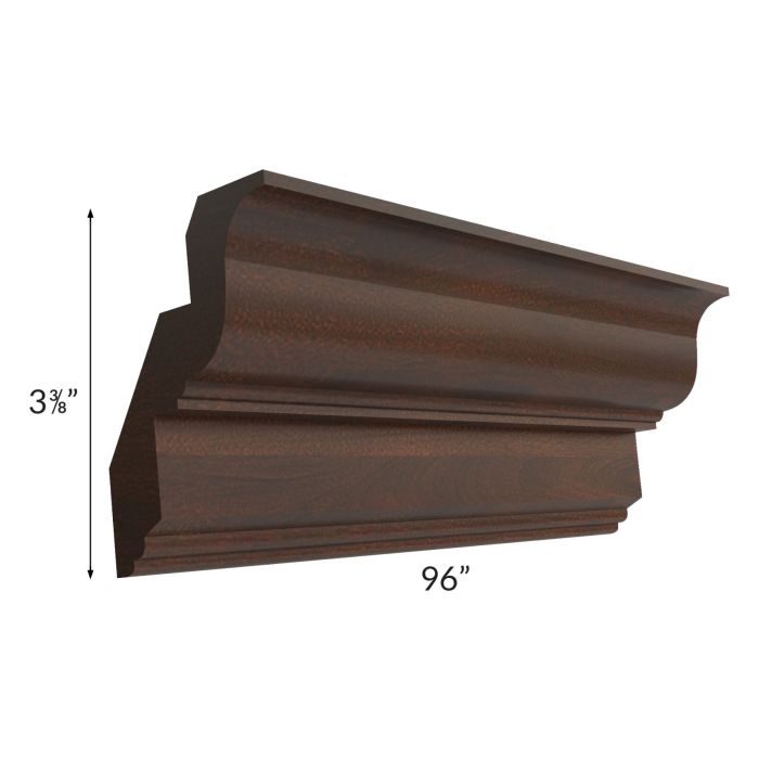 Biscotti Caf?? Glazed 8' Crown Molding