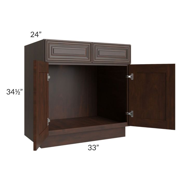 Biscotti Caf?? Glazed 33" Sink Base