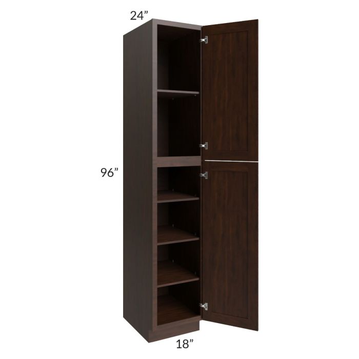 Biscotti Caf?? Glazed 18x96 Utility Cabinet