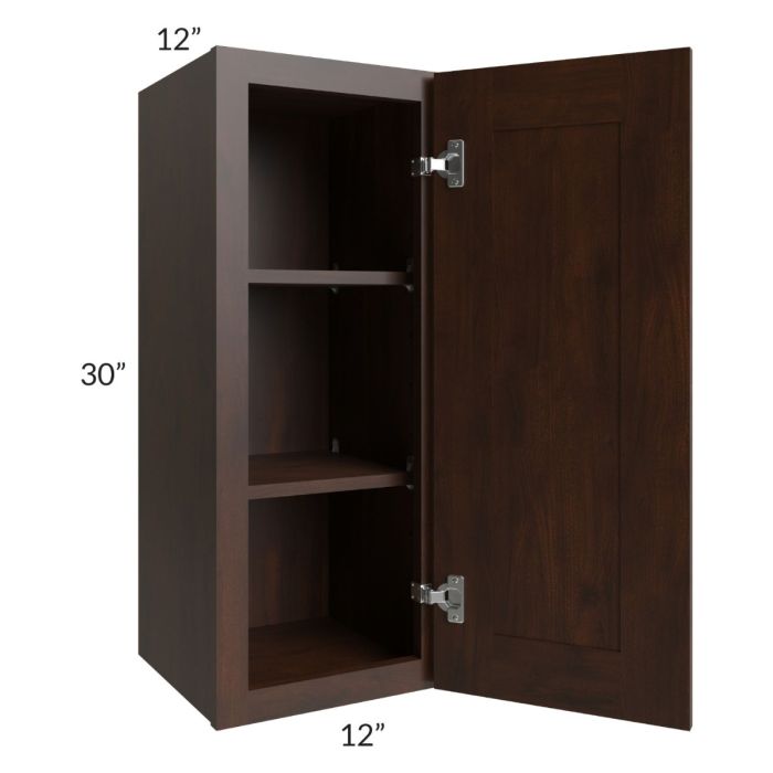 Biscotti Caf?? Glazed 12x30 Wall Cabinet