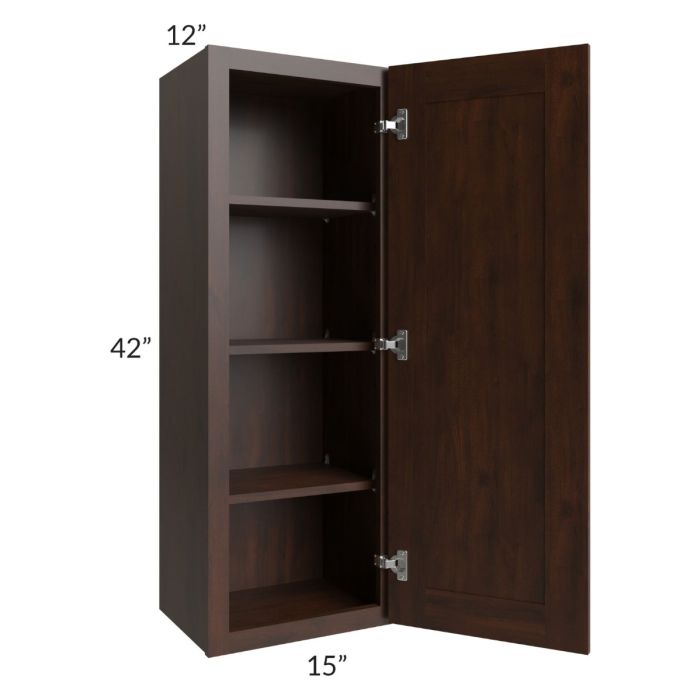 Biscotti Caf?? Glazed 15x42 Wall Cabinet