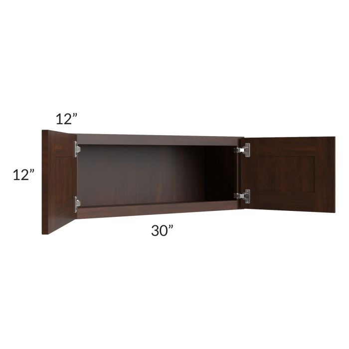 Biscotti Caf?? Glazed 30x12 Wall Cabinet