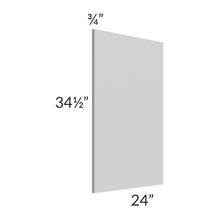 Tuscan Painted Grey Appliance End Panel