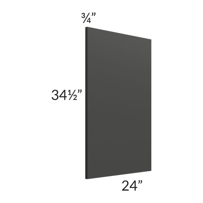 Midtown Black Shaker Appliance End Panel