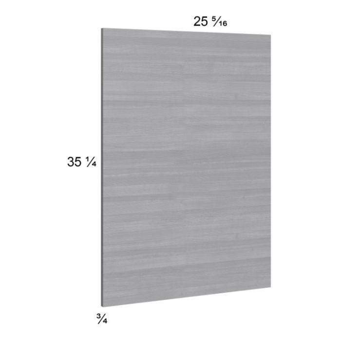 Euro Grey Base Overlay Panel - 25-5/16"W x 35-1/4"H x 3/4"D