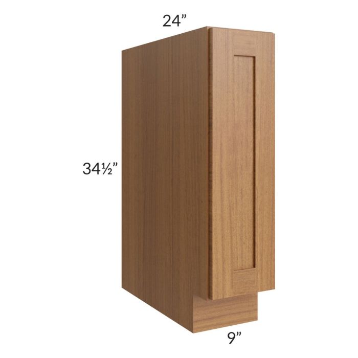 Artisan Walnut Shaker 09" Base Pull-Out Spice Rack