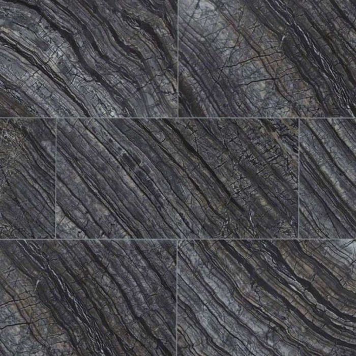 Black Oak 12" x 24" Marble Tile  