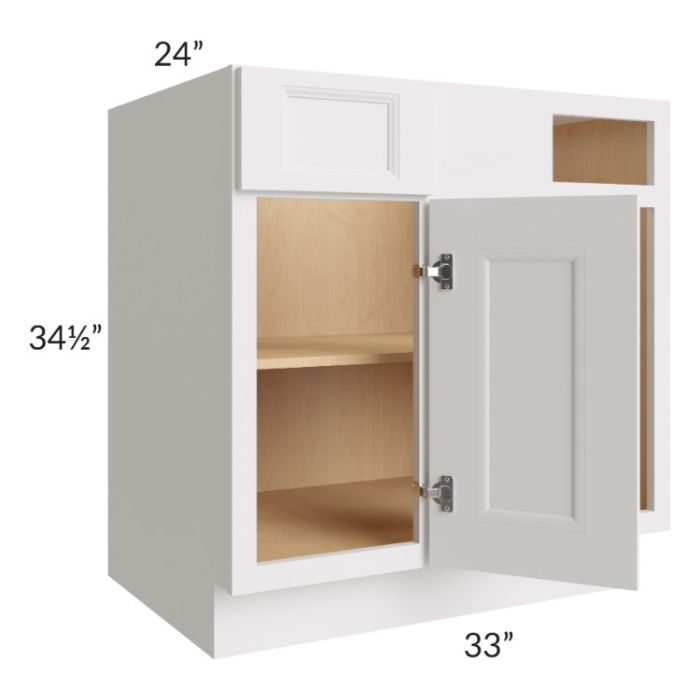 Tuscan Cloud 39" - 45" Blind Base Corner Cabinet