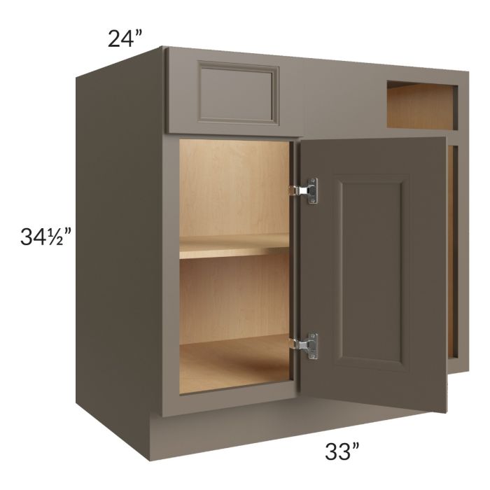 Tuscan Stone 39" - 45" Blind Base Corner Cabinet