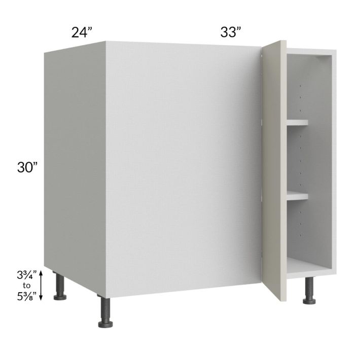 Milan Beige Matte 39" - 42" Full Height Door Blind Base Corner Cabinet