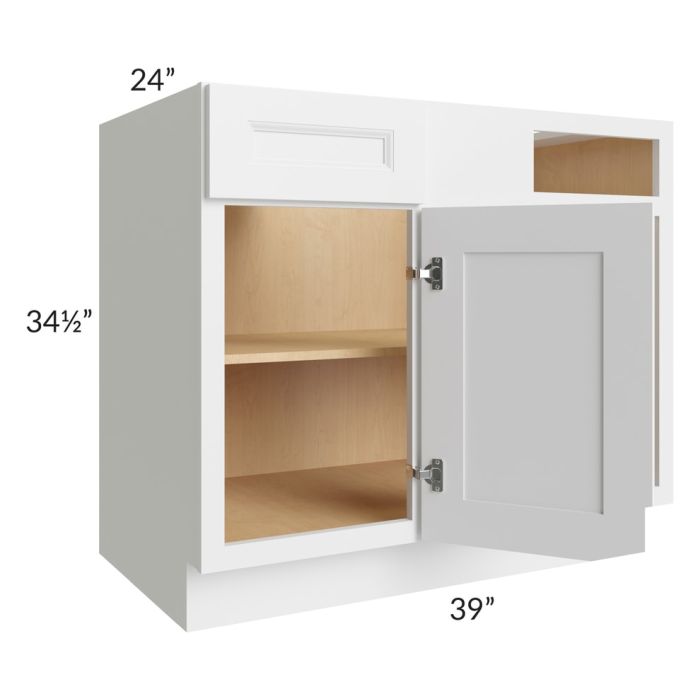 Belfast White 39" - 42" Blind Base Corner Cabinet