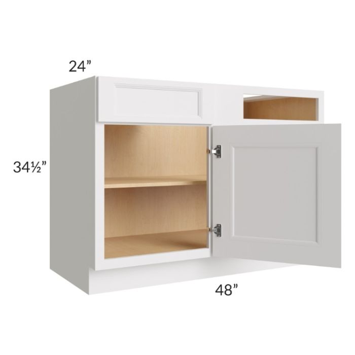 Tuscan Cloud 48" - 51" Blind Base Corner Cabinet