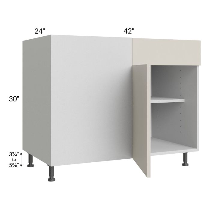 Milan Beige Matte 48" - 51" Blind Base Corner Cabinet