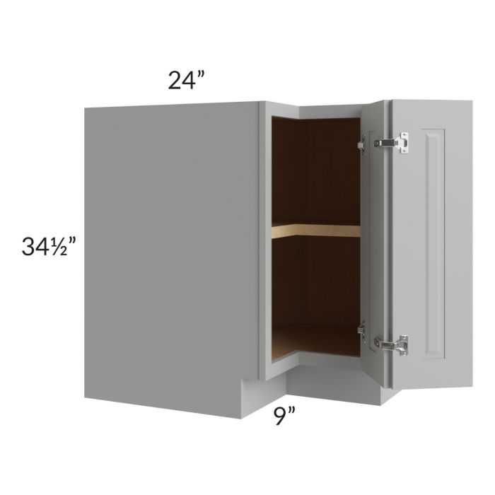 Charlotte Grey 33" Corner Base Cabinet (Trays sold separately for a Lazy Susan application)