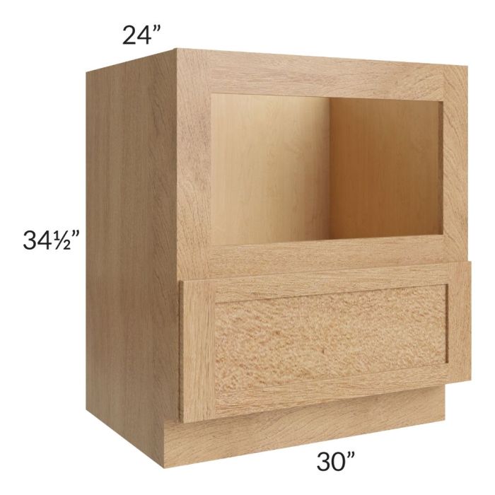 Midtown Timber Shaker 30" Base Microwave Cabinet