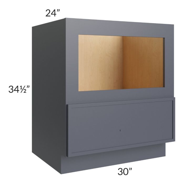 Vienna Indigo 30" Base Microwave Cabinet