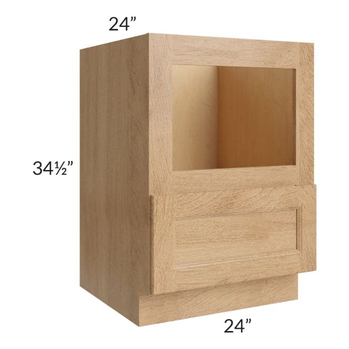 Tuscan Timber 24" Base Microwave Cabinet