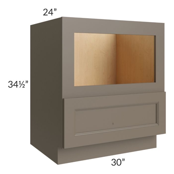 Tuscan Stone 30" Base Microwave Cabinet