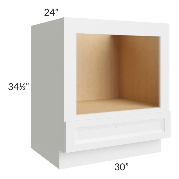 Bayville White 30" Microwave Base Cabinet