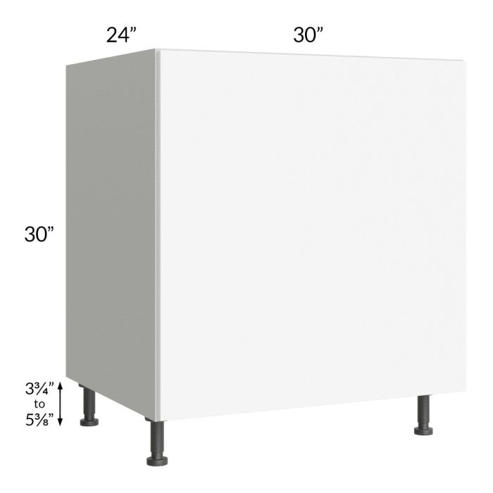 Milan White Matte 30" Base Oven Cabinet