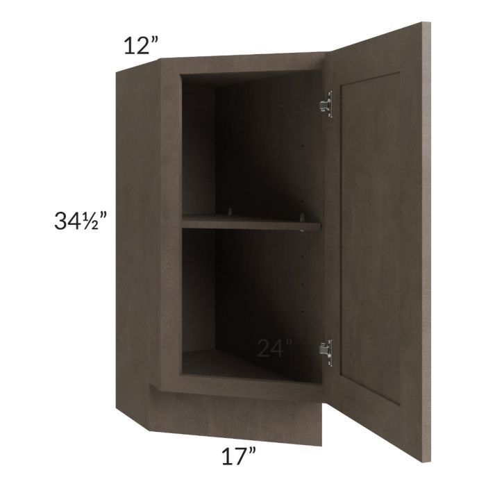 Providence Natural Grey 12" Base Transitional Cabinet (Left) 