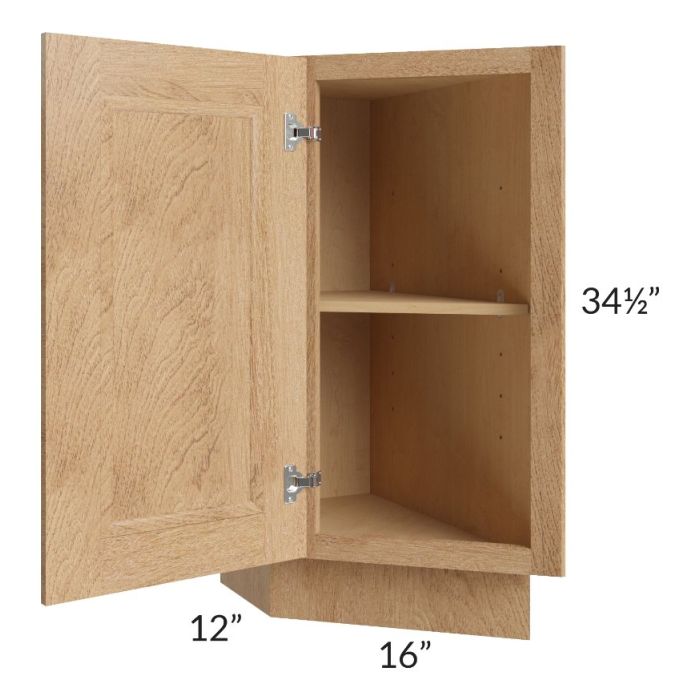 Tuscan Timber Base Transitional Cabinet (Left)