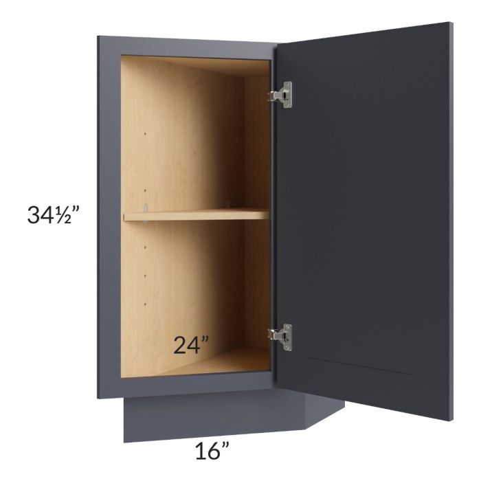 Vienna Indigo Base Transitional Cabinet (Right)