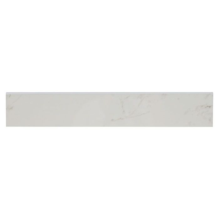 Pietra Carrara 3 x 18 Bull Nose Porcelain Tile