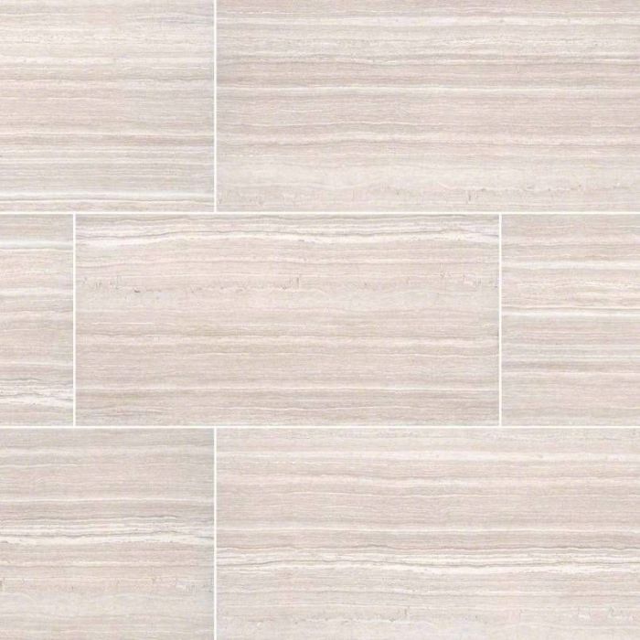 Charisma White 12 x 24 Ceramic Tile