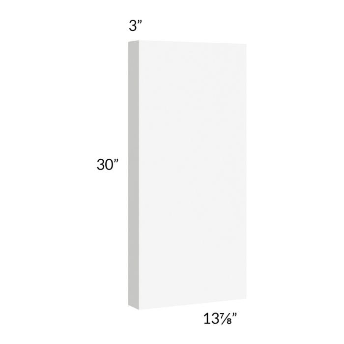 Milan White Matte 30" Wall Column