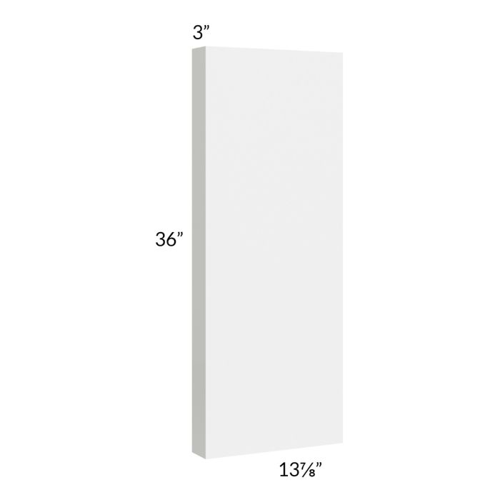 Milan White Gloss 36" Wall Column