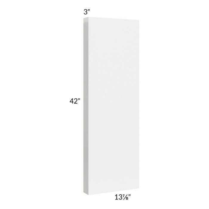 Milan White Gloss 42" Wall Column