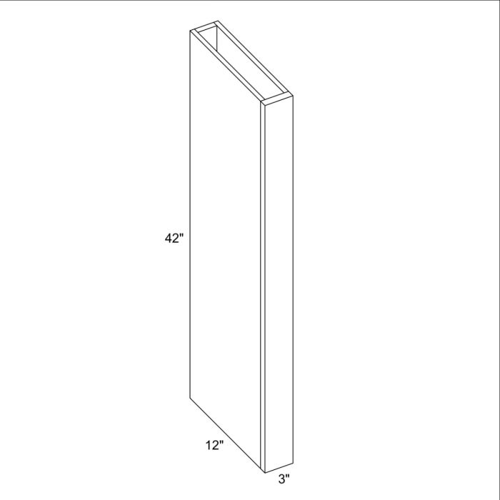 Union 3x42 Wall Column (12" depth)