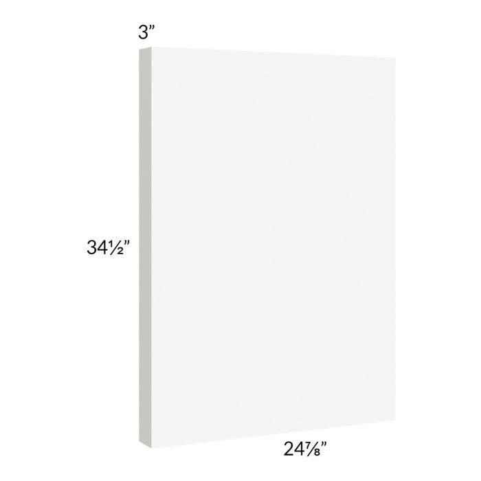 Milan White Matte Base Column