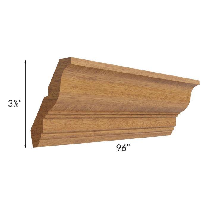 Artisan Walnut Shaker 96" Crown Molding