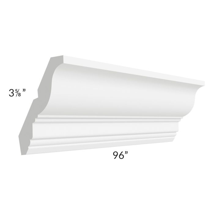 Alpine White Shaker 96" Crown Molding
