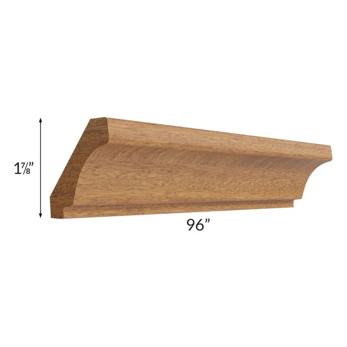 Artisan Walnut Shaker 96" Crown Molding