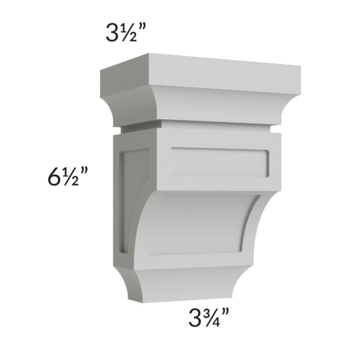 Tuscan Painted Grey Small Corbel