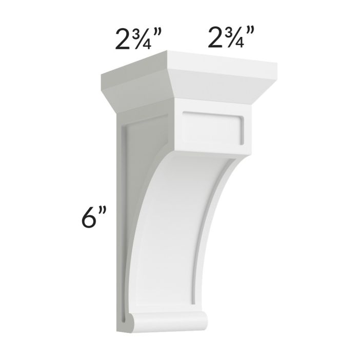 Southport White Shaker Small Decorative Corbel