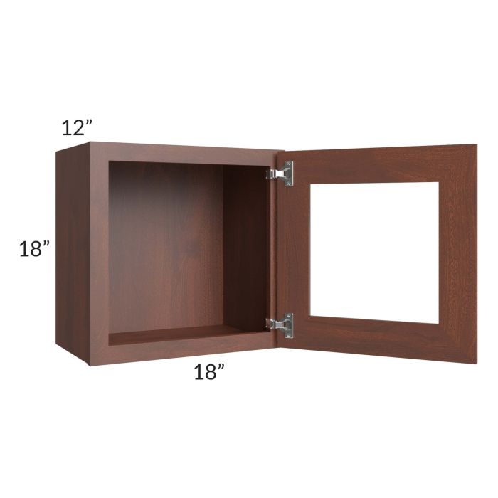 Cambridge Saddle Glaze 18x18 Decorative Wall Cabinet