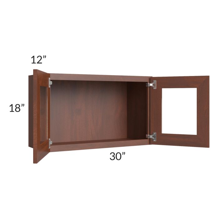 Cambridge Saddle Glaze 30x18 Decorative Wall Cabinet