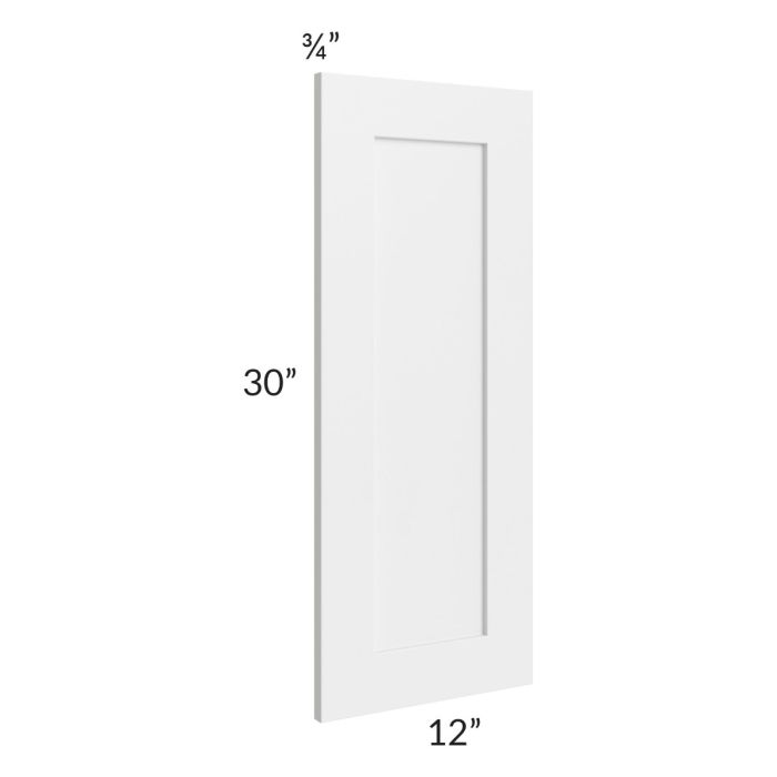 Brighton White Shaker 30" Wall Decorative Panel