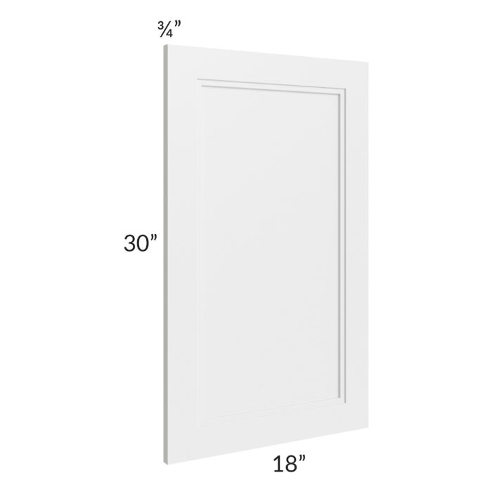 Charlotte White 18x30 Wall Decorative Panel